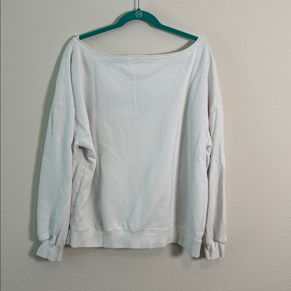 Garage Boatneck California Oceanside Club Embroidered Sweatshirt Women’s size Lg - Picture 7 of 10